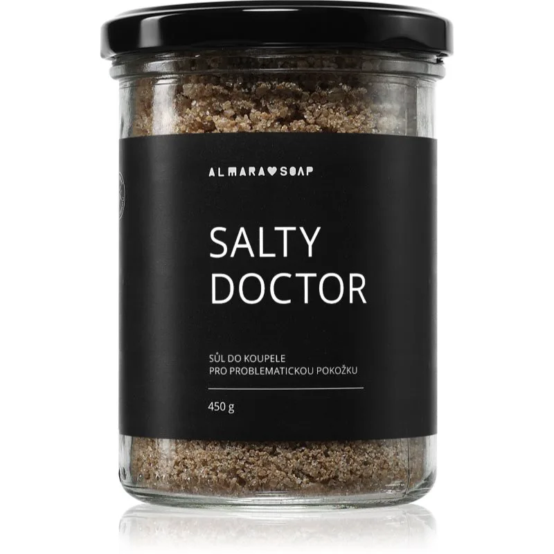 Almara Soap Bath Salt χαλαρωτικό αλάτι για μπάνιο με άρωμα Salty Doctor 450 γρ