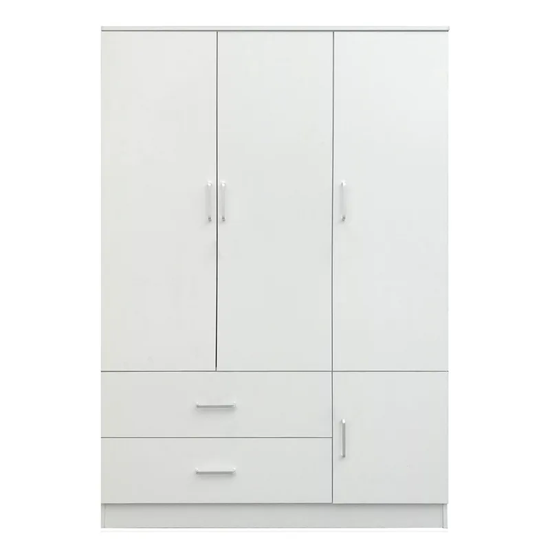 Ντουλάπα ArteLibre TUBEROSA Λευκό Μοριοσανίδα 120x50x180cm