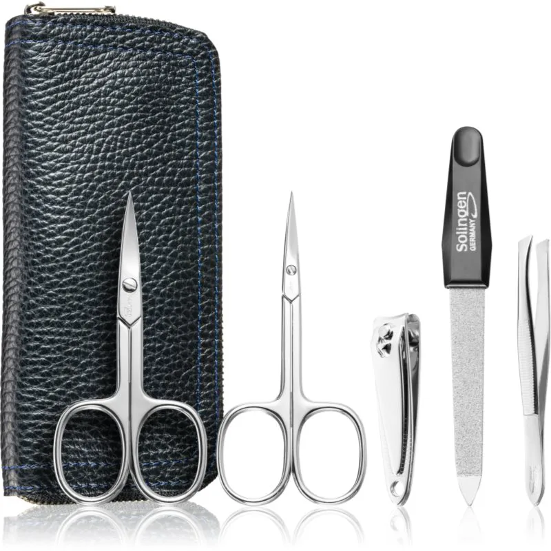 DuKaS Premium Line Solingen 1825 σετ μανικιούρ + δερμάτινη θήκη για άντρες