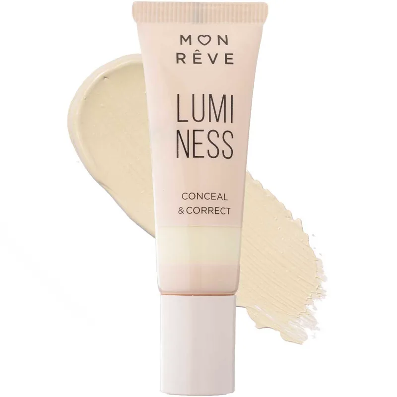 Mon Reve Luminess Concealer for Perfect Coverage of Dark Circles & Imperfections Υγρό Κονσίλερ για Κάλυψη των Μαύρων Κύκλων & των Ατελειών 10ml - 105