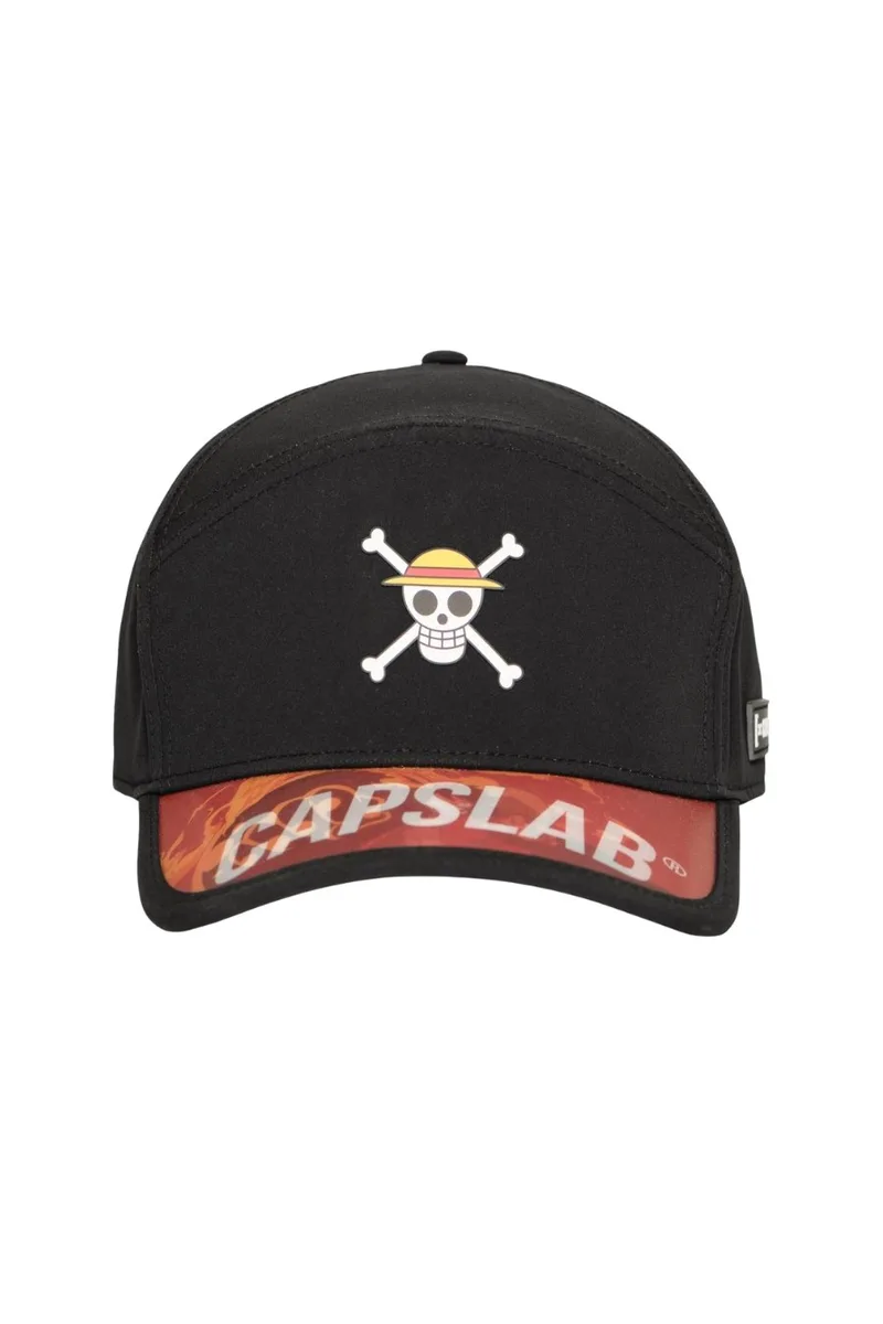 CAPSLAB Καπέλα ONE PIECE x CAPSLAB - CL/OP6/1/C6P/PIRB - BLACK-CL/OP6/1/C6P/PIR-BLACK