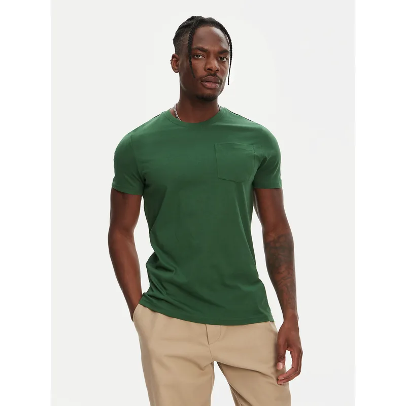 Robe di Kappa T-Shirt Dorel 64131EW Πράσινο Regular Fit