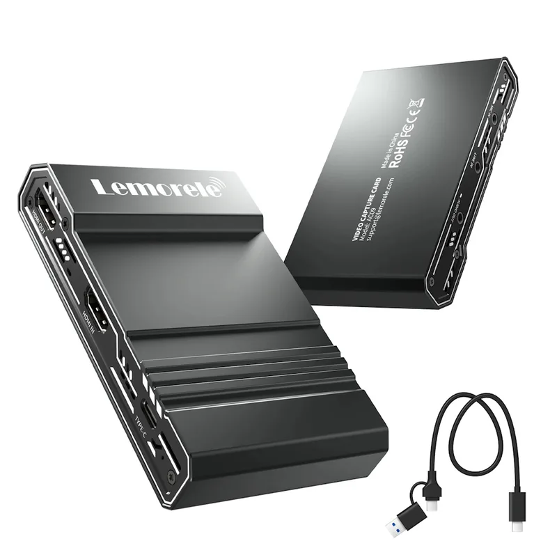 Lemorele AC09 Capture Card HDMI σε USB 3.0 με 4K Passthrough για OBS