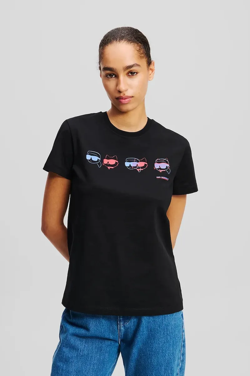 Karl Lagerfeld Βαμβακερό μπλουζάκι Karl Lagerfeld IKON