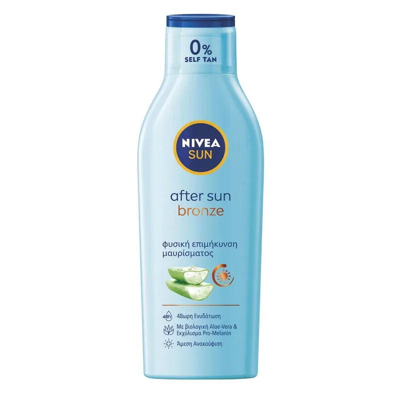Nivea Sun Bronze After Sun Body Lotion Γαλάκτωμα Σώματος για Μετά την Έκθεση στο Ήλιο & για τη Διατήρηση του Μαυρίσματος 200ml