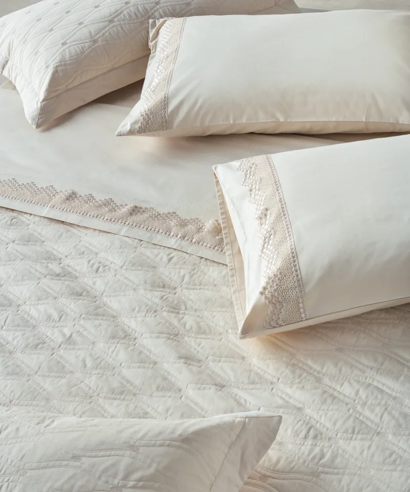 Σετ Σεντόνια Υπέρδιπλα 4 Τεμαχίων Kentia Coraline 240x270