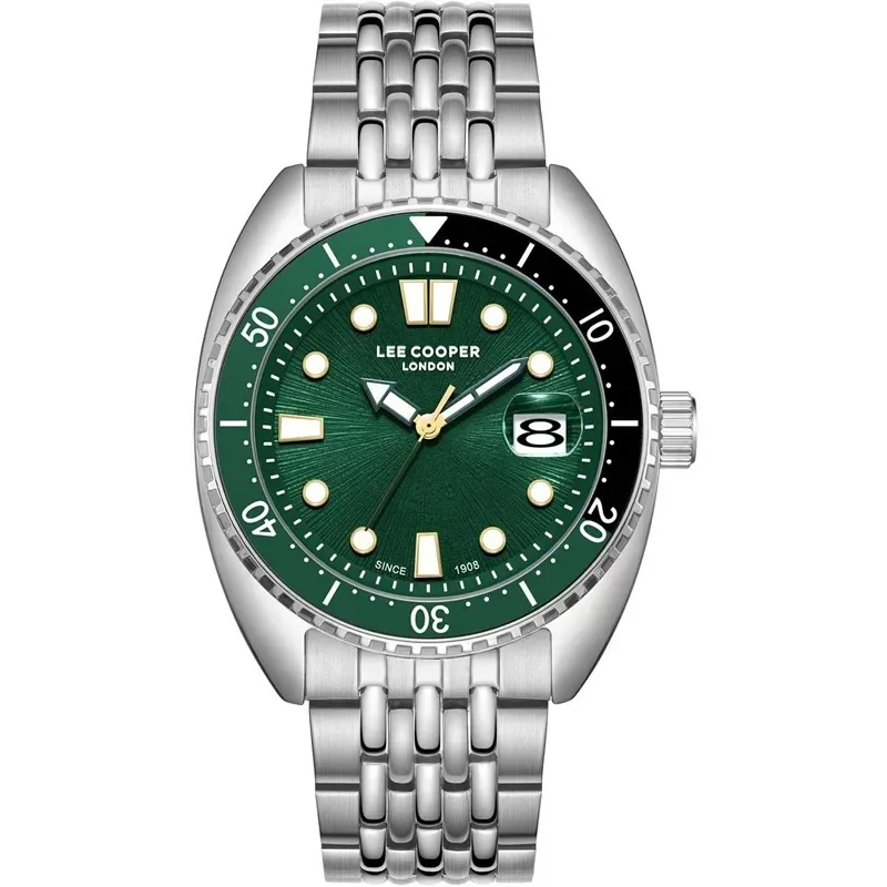 Ρολόι Ανδρικό Lee Cooper Silver Stainless Steel Bracelet LC07997.370 LC07997.370