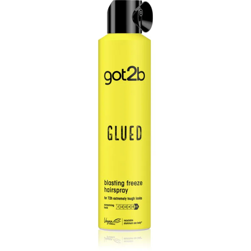 got2b Glued Blasting Freeze Hairspray λακ μαλλιών με εξαιρετικά δυνατό κράτημα 300 ml