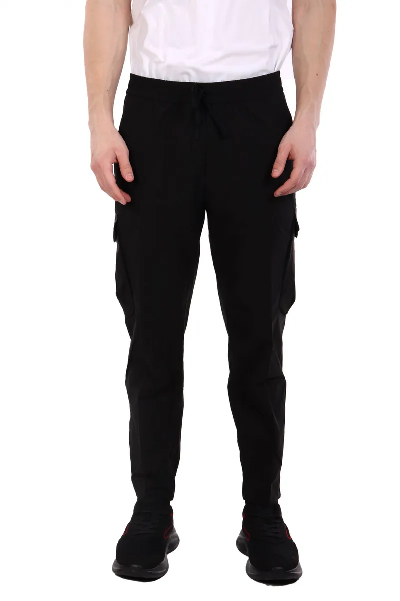 BOSS ATHLEISURE ΠΑΝΤΕΛΟΝΙ CARGO T_URBANEX-CARGOLIGHT ΜΑΥΡΟ