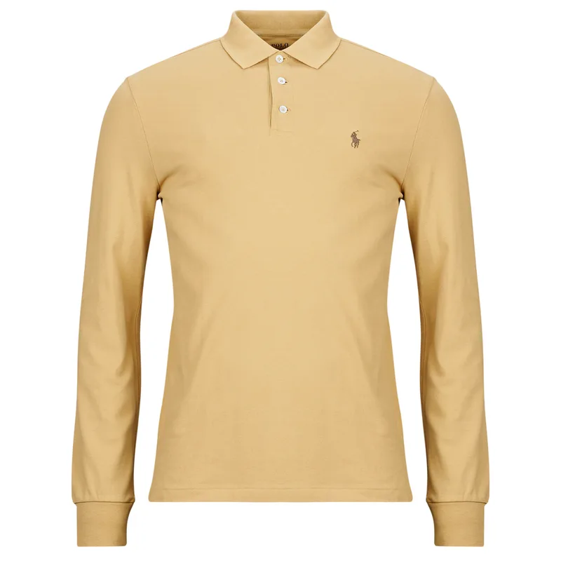 Πόλο με μακριά μανίκια Polo Ralph Lauren POLO COUPE AJUSTEE SLIM FIT EN COTON STRECH MESH