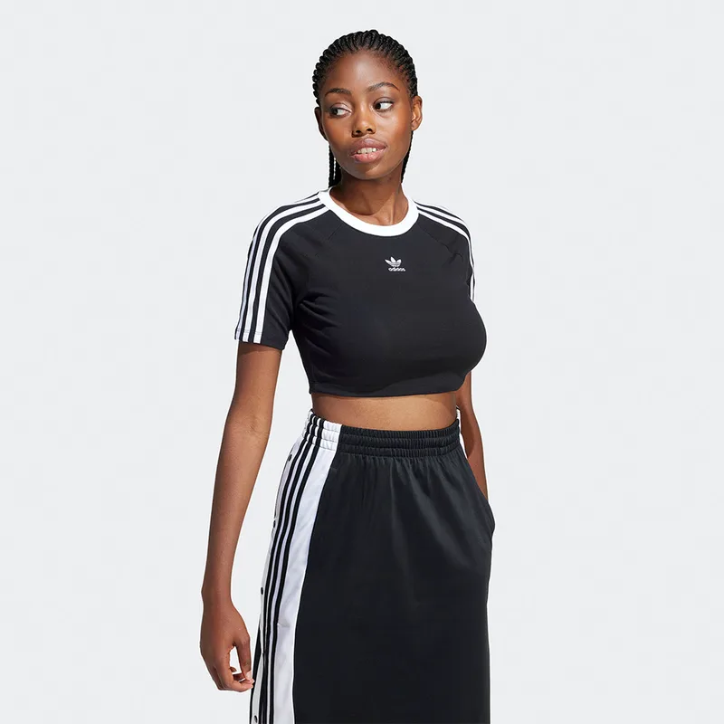 adidas Originals 3 Stripes Baby Γυναικείο Cropped T-Shirt (9000170293_1469)