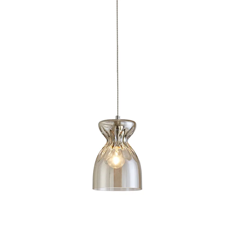 Φωτιστικό Οροφής Μονόφωτο Homelighting Domenico 77-3717 Cognac