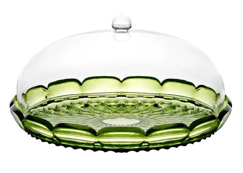 Guzzini Vanity Τουρτιέρα Ακρυλική Waterlilly Green 30cm