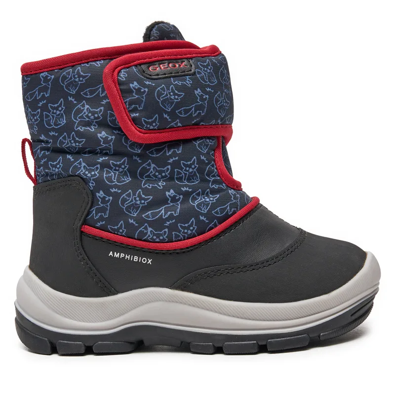 Μπότες Χιονιού Geox B Flanfil Boy B Abx B263VE 0BCMN C0048 S Μαύρο