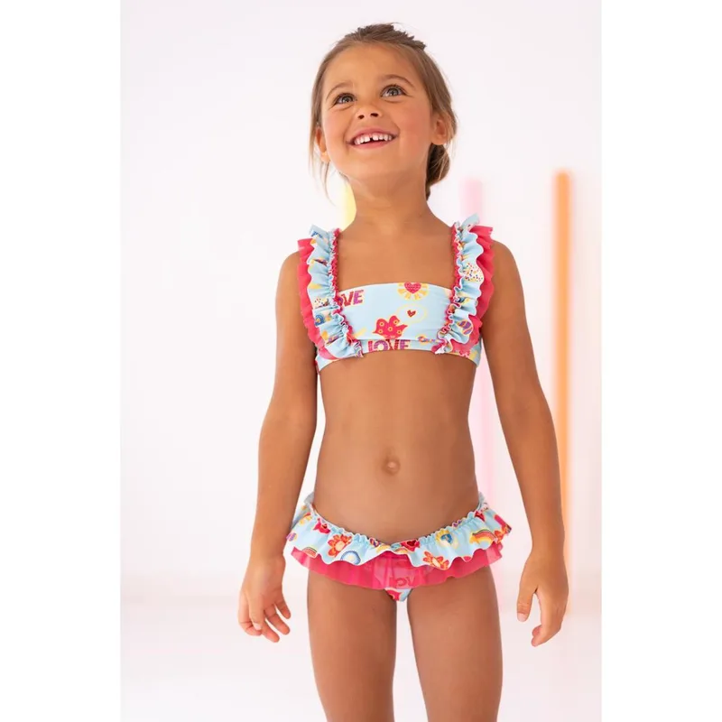 Μαγιό μπικίνι κορίτσι Agatha Ruiz De La Prada-8042S25-Aquamarine