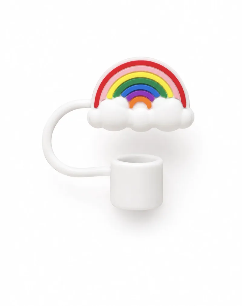 Καπάκι Σιλικόνης Straw Tumbler Lid - Rainbow