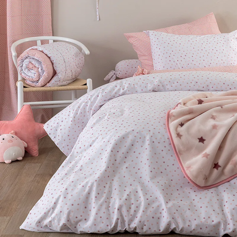 Σεντόνι Μεμονωμένο Μονό 110X200+35 Palamaiki Bb101 Rose Χωρίς Λάστιχο (110x200+35)