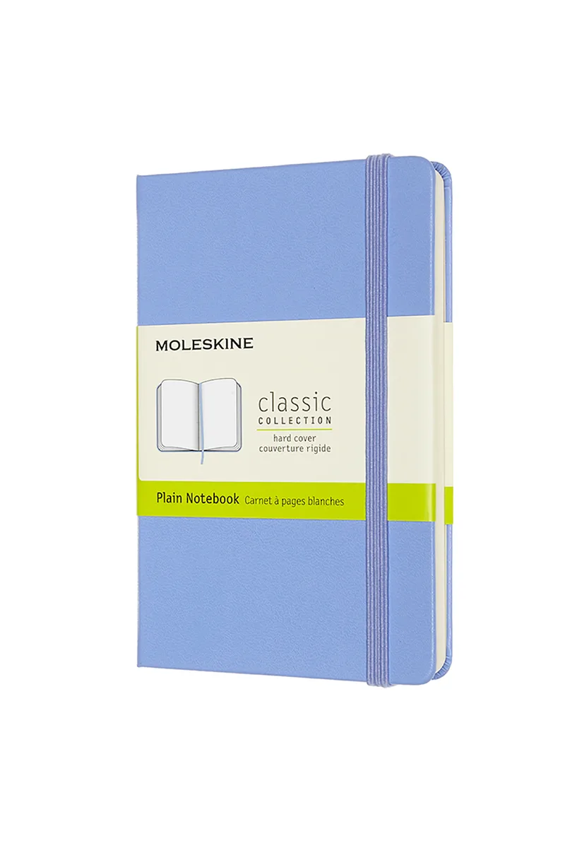 Moleskine σημειωματάριο "Plain Notebook Pocket Size Hydrangea Blue" - QP012B42
