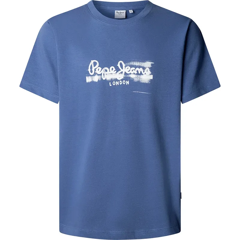 Pepe Jeans Ανδρικό T-shirt Seasonal Logo Fantasy 3 PM5010292-576 Μπλε