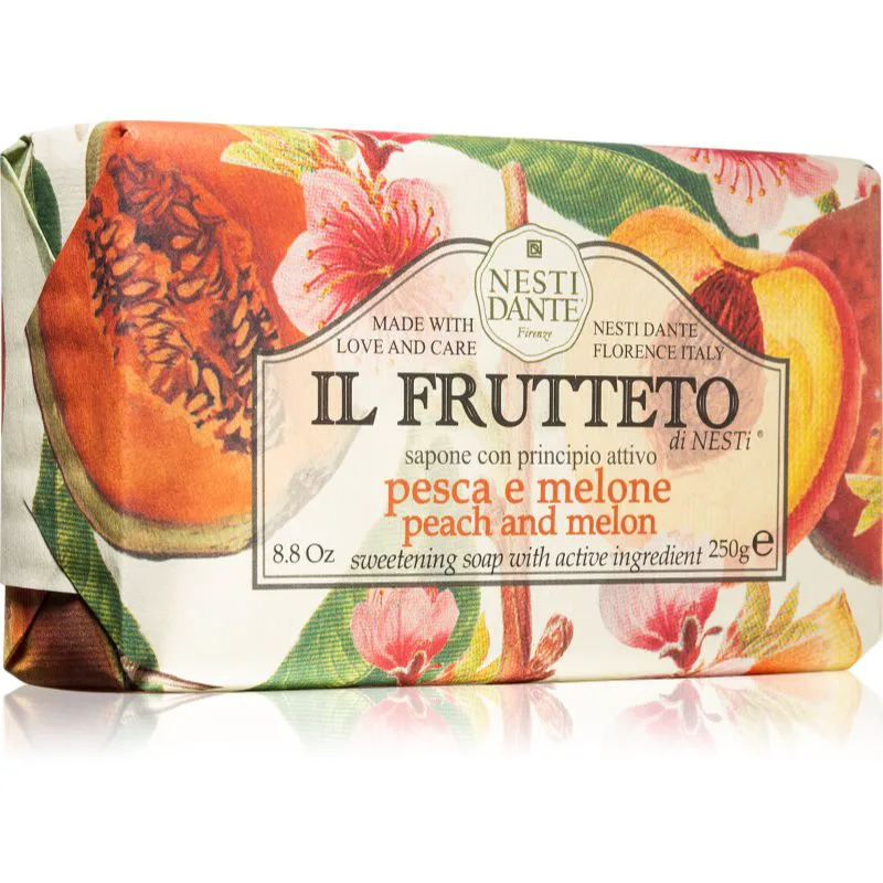 Nesti Dante Il Frutteto Peach and Melon φυσικό σαπούνι 250 γρ