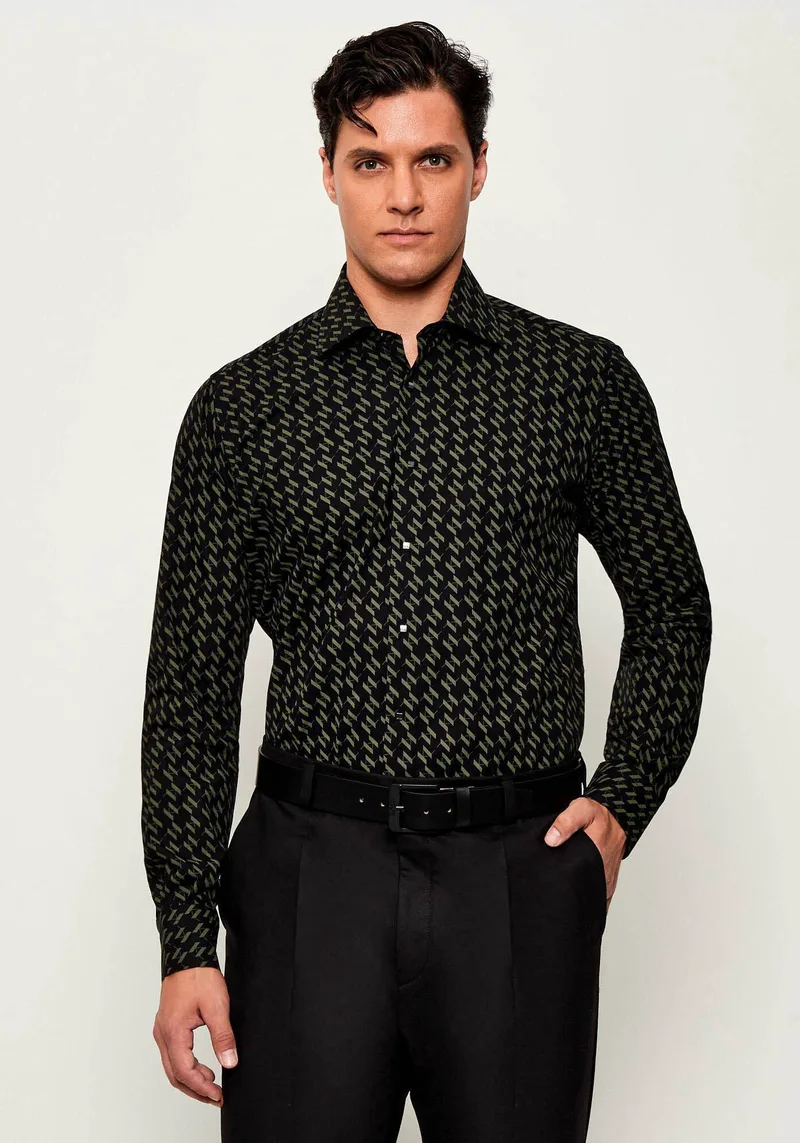 Karl Lagerfeld Shirt της σειράς Monogram - 605000 554668 995 Black