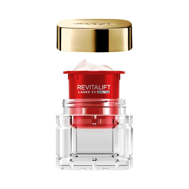 Ενυδατικές και θρεπτικές κρέμες L’Oréal Paris 2 Rechargeable Anti-Aging Creams Kit - Revitalift Laser