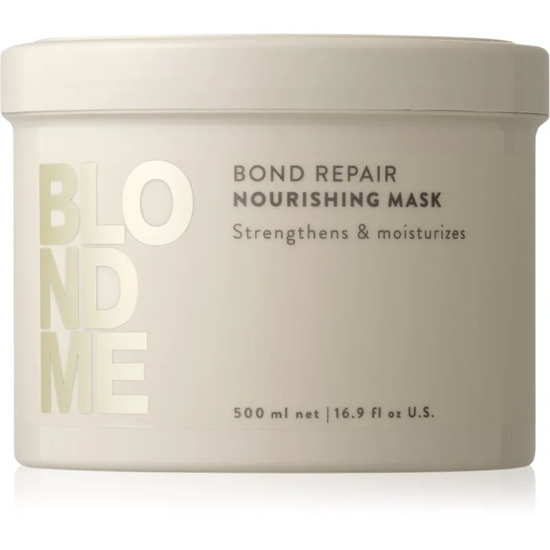 Schwarzkopf Professional Blondme Bond Repair Nourishing Mask εντατικά θρεπτική μάσκα 500 ml