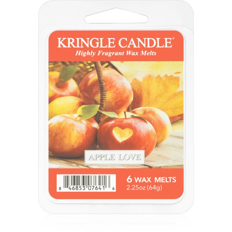 Kringle Candle Apple Love κερί για αρωματική λάμπα 64 γρ