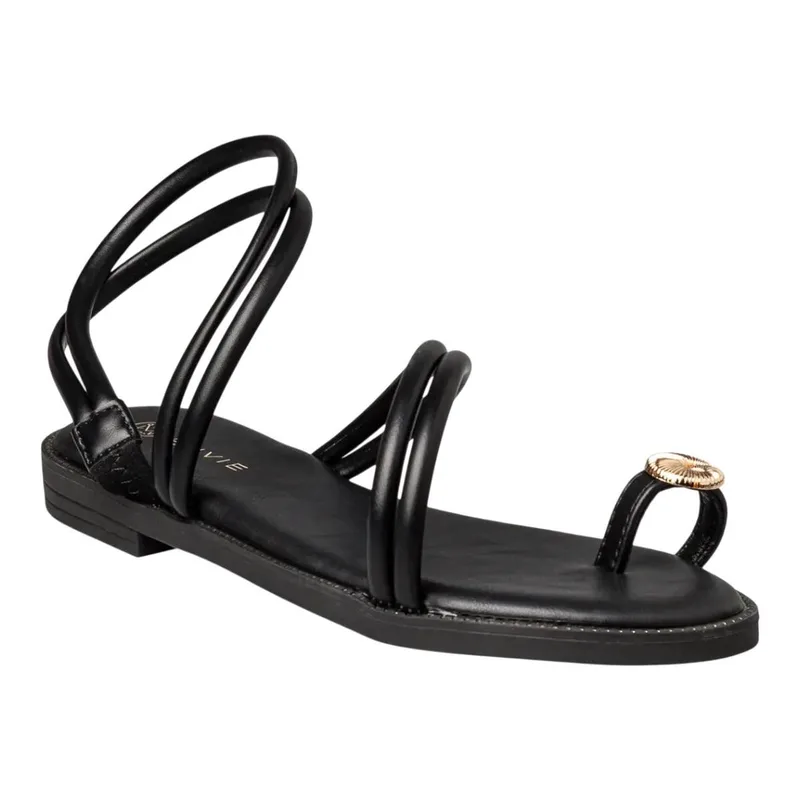 Envie Shoes Γυναικεία Πέδιλα FLAT SANDALS E96-23330-34 Μαύρο