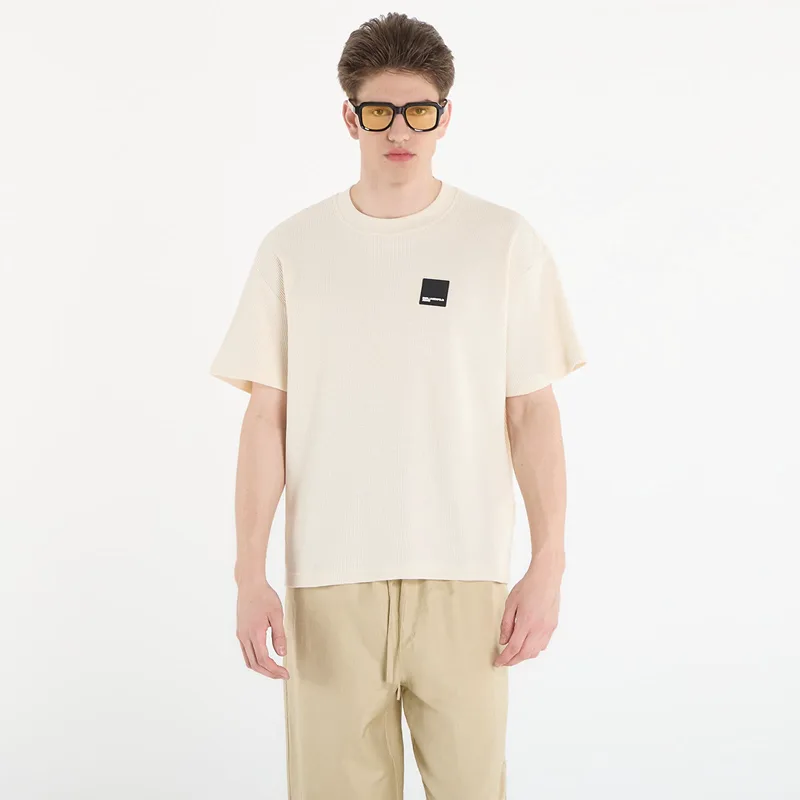 T-shirt Karl Lagerfeld Jeans Reg Ss Waffle Tee Whitecap Grey M