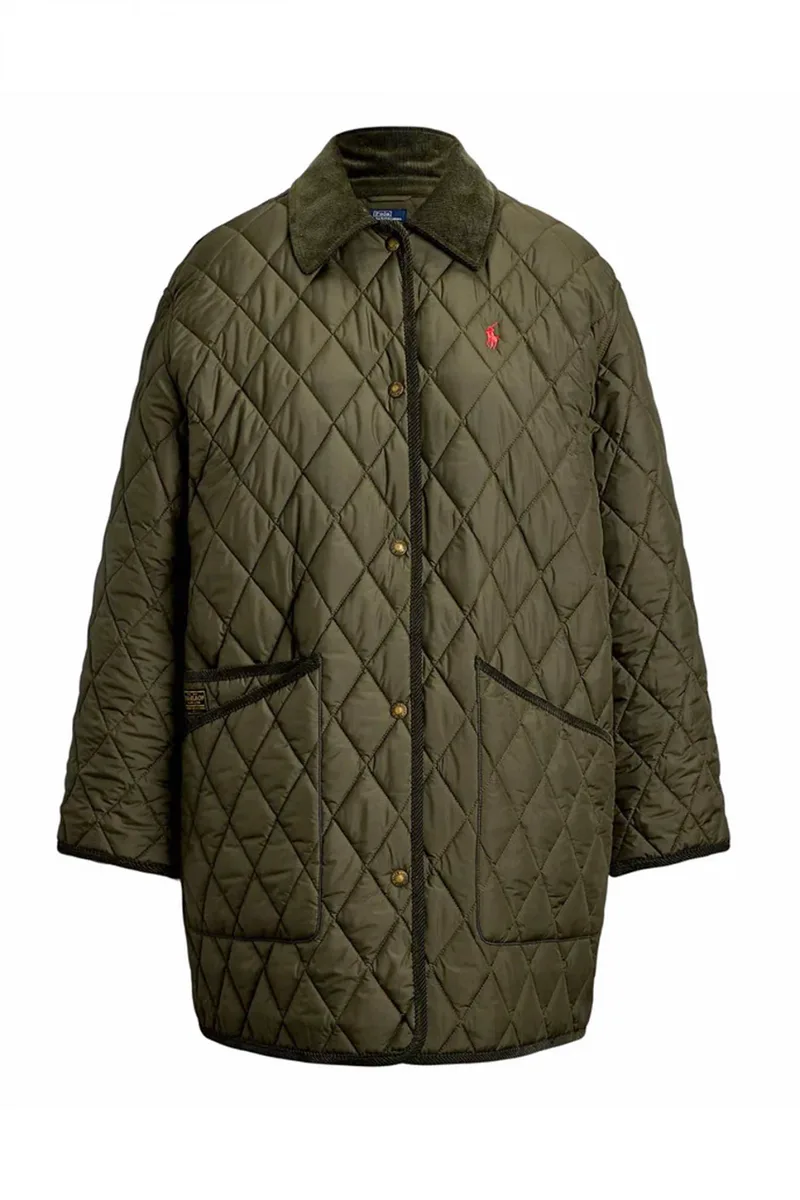 RALPH LAUREN ΜΠΟΥΦΑΝ ΚΑΠΙΤΟΝΕ CLASSICS ΤΣΕΠΕΣ ΧΑΚΙ