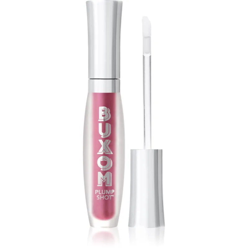 Buxom PLUMP SHOT™ COLLAGEN PEPTIDES ADVANCED PLUMPING MULTICHROME LIP SERUM αστραφτερό λιπ γκλος για αύξηση του αποτελέσματος απόχρωση Dreamy Dolly 4
