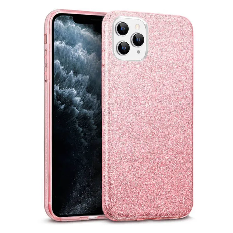 Hybrid Strass Ροζ Case iPhone 11 Pro Max