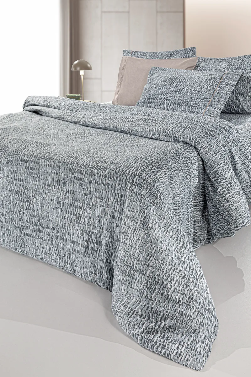 Σετ 3τμχ Παπλωματοθήκη Beaver Titanium Flannel 225Χ245