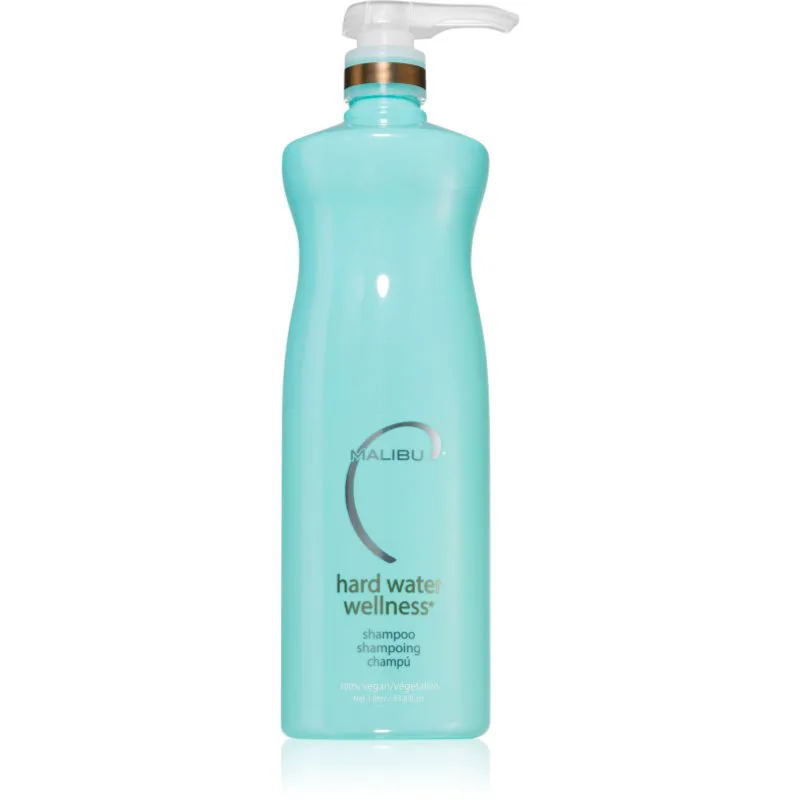 Malibu C Hard Water Wellness σαμπουάν για βαθύ καθαρισμό ενάντια στο σκληρό νερό 1000 ml