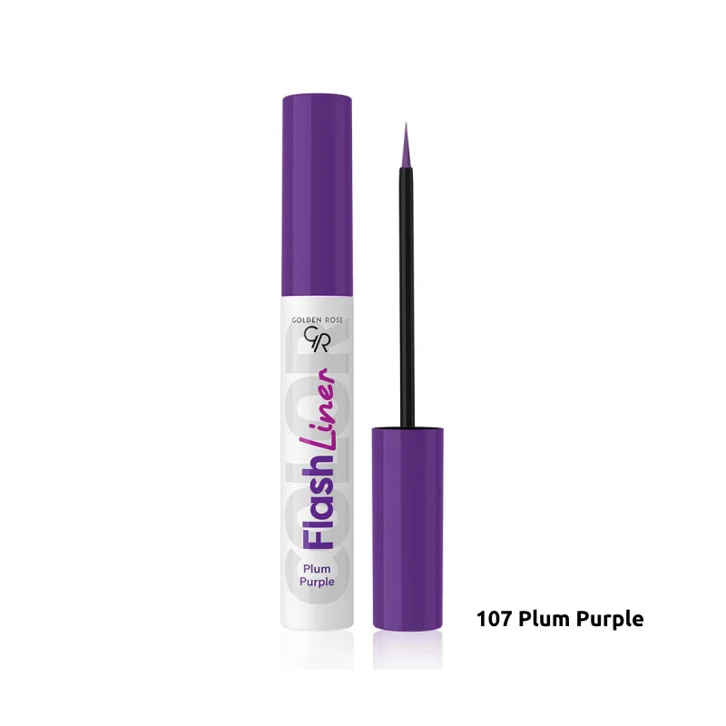 Golden Rose Flash Liner Colored Eyeliner 107 Plum Purple