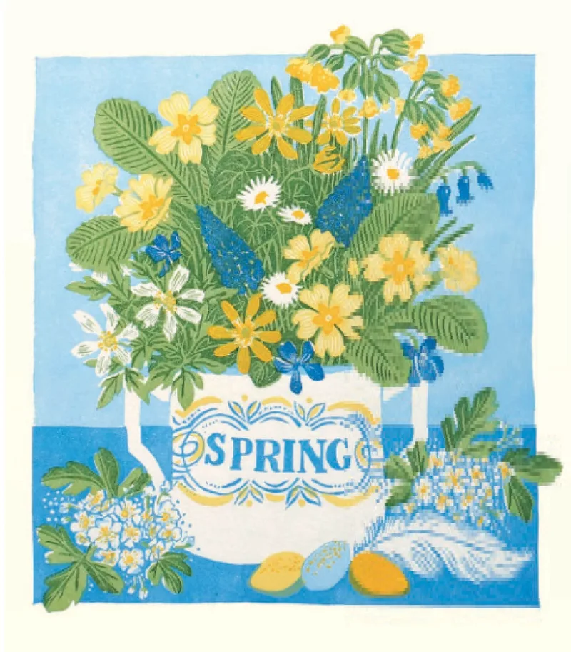 Ευχετήρια κάρτα Canns Down Press: Spring (Sophie Elm)
