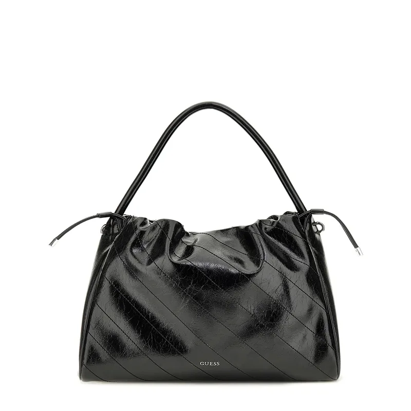 GUESS ΓΥΝΑΙΚΕΙΑ ΤΣΑΝΤΑ AMYS DRAWSTRING TOTE HWMY9659220 BLACK