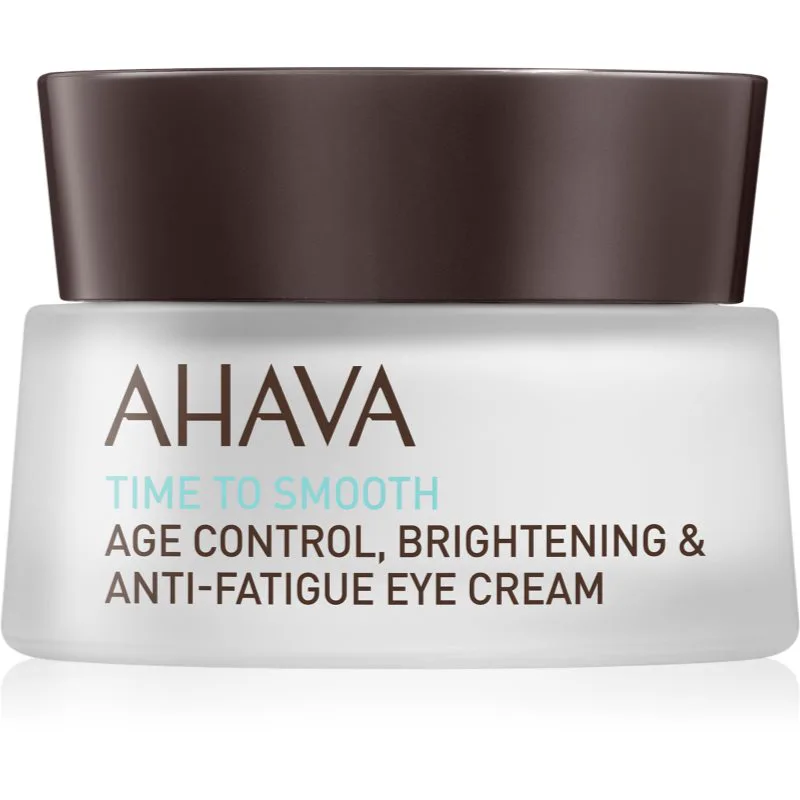 AHAVA Time To Smooth ενυδατική κρέμα ματιών με λειαντικό αποτέλεσμα 15 ml