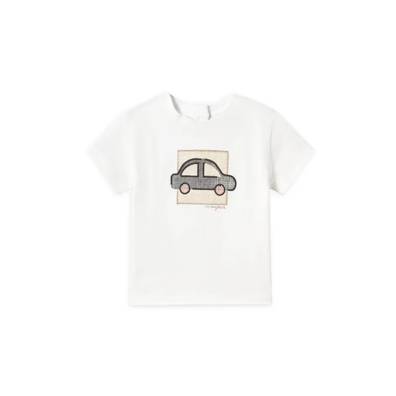 Mayoral T-Shirt 1052 Λευκό Regular Fit