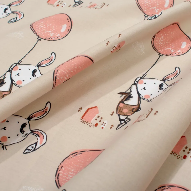 Πάνα Χασέ (80x80) Dimcol Floating Bunny 714 Μπεζ - Salmon