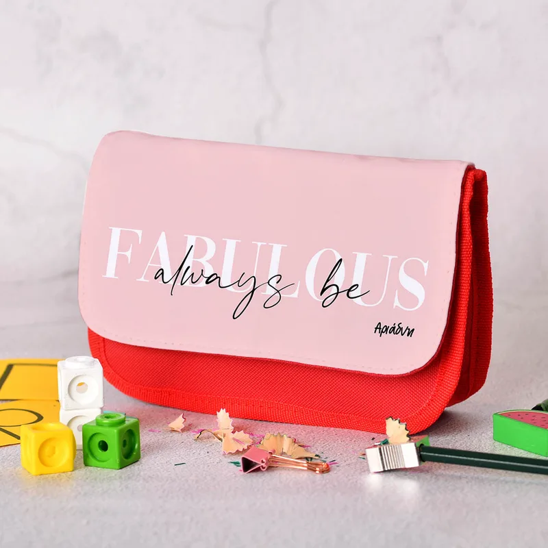 Always Fabulous - Κασετίνα Υφασμάτινη - Κόκκινο