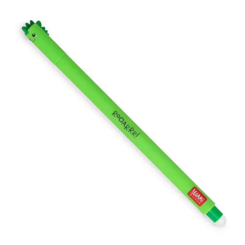 Στυλό Legami eraseble jel pen 0.7mm με Πράσινο Μελάνι dino