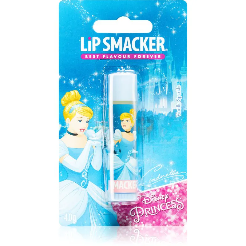 Lip Smacker Disney Princess Cinderella Βάλσαμο για χείλη γεύση Vanilla Sparkle 4 γρ