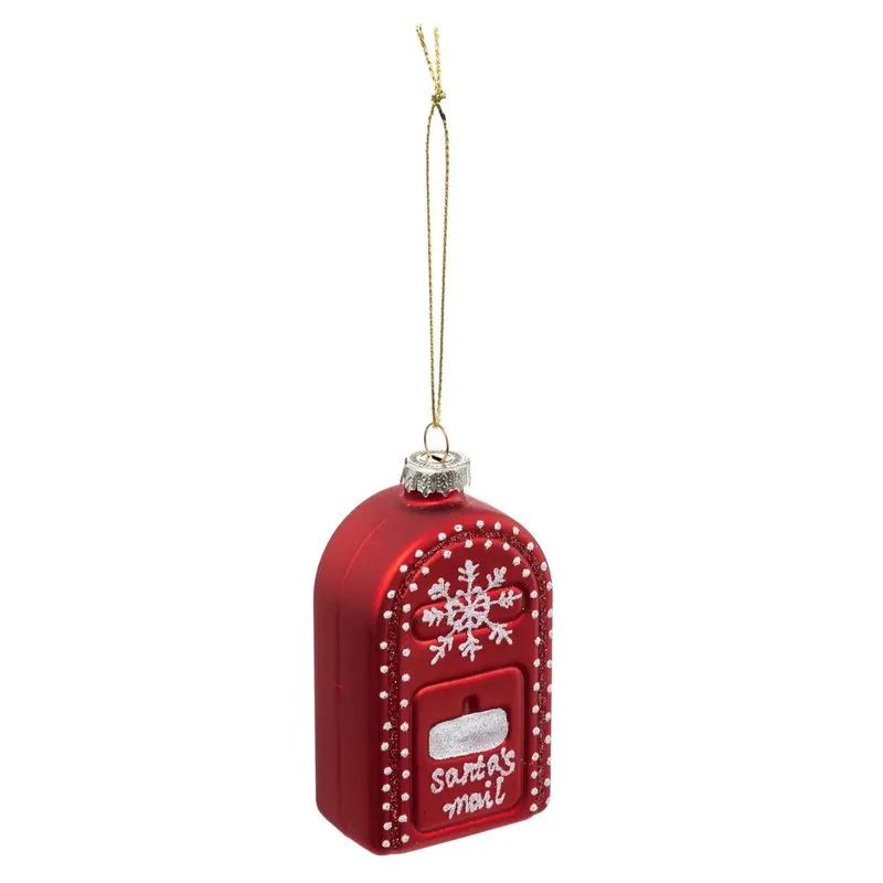 Atmosphera Χριστουγεννιάτικο Στολίδι Γυάλινο Mail Box 9cm