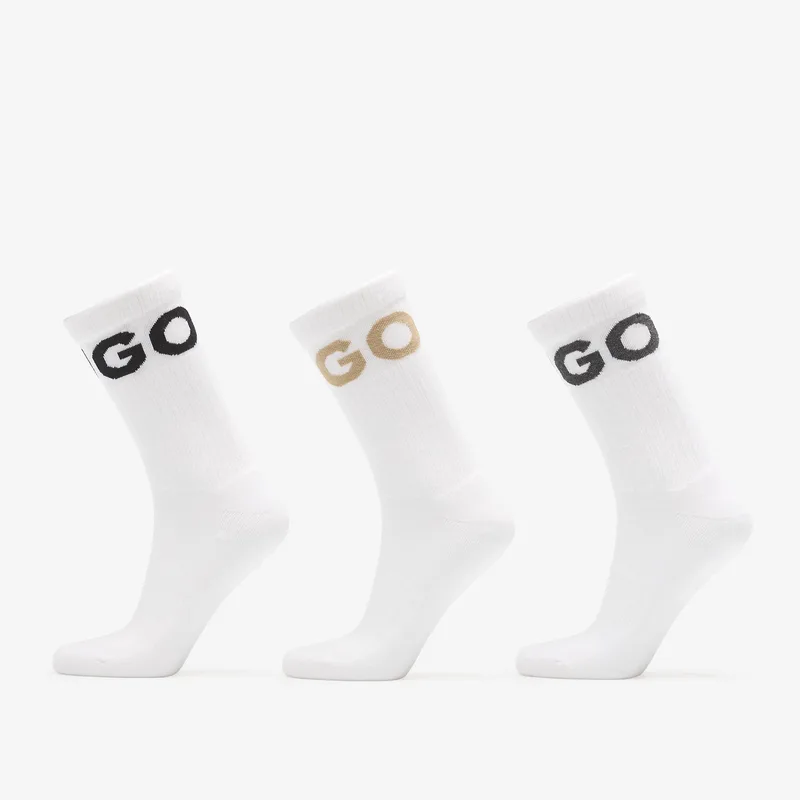 Hugo Boss 3-Pack Qs Iconic Cc White 43-46