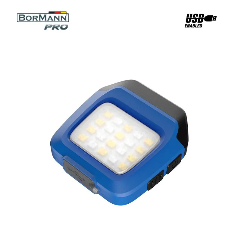 BORMANN Pro BPR6034 Φακός Με Κλιπ Επαναφορτιζόμενος 200Lm 072348