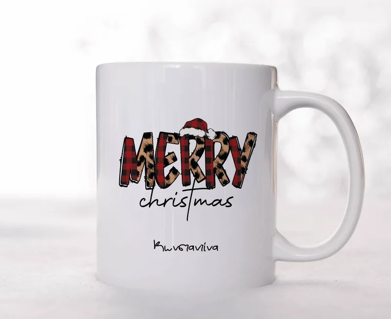 Χριστουγεννιάτικη κούπα - Merry Christmas - Απλή