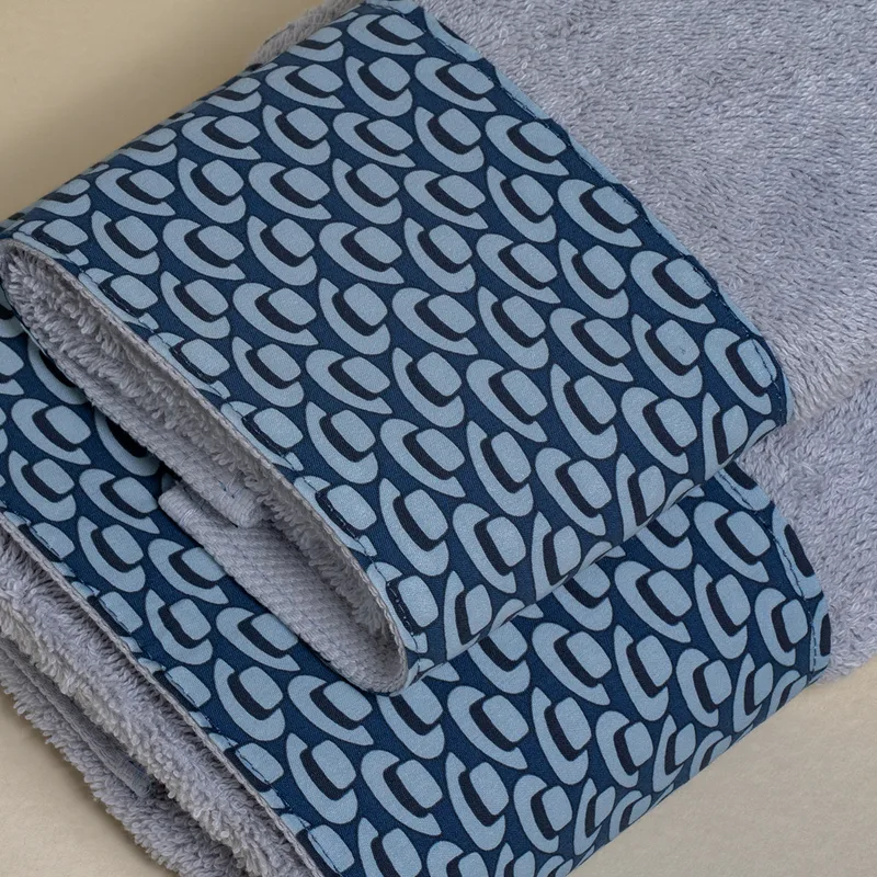 Πετσέτα Σώματος (80x150) White Fabric Hats Grey 600gsm