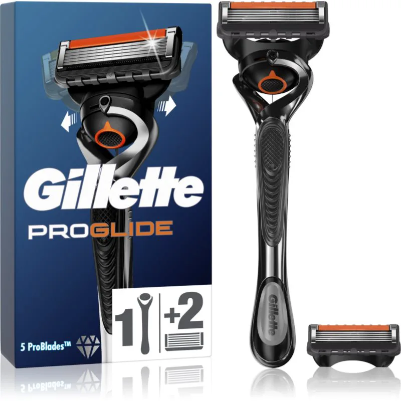 Gillette ProGlide ξυριστική μηχανή + ανταλλακτικές λεπίδες 2 τμχ